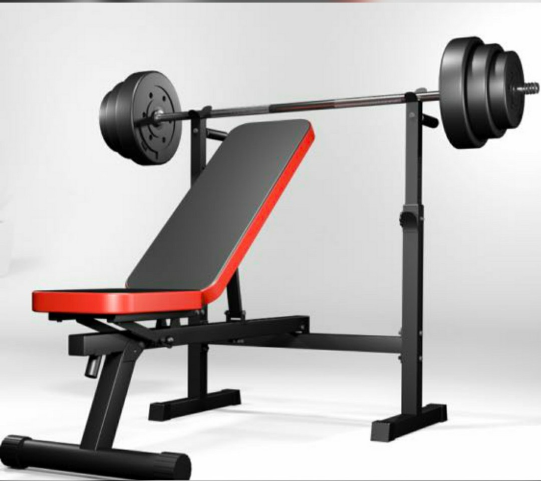 weightlifting bench with rack