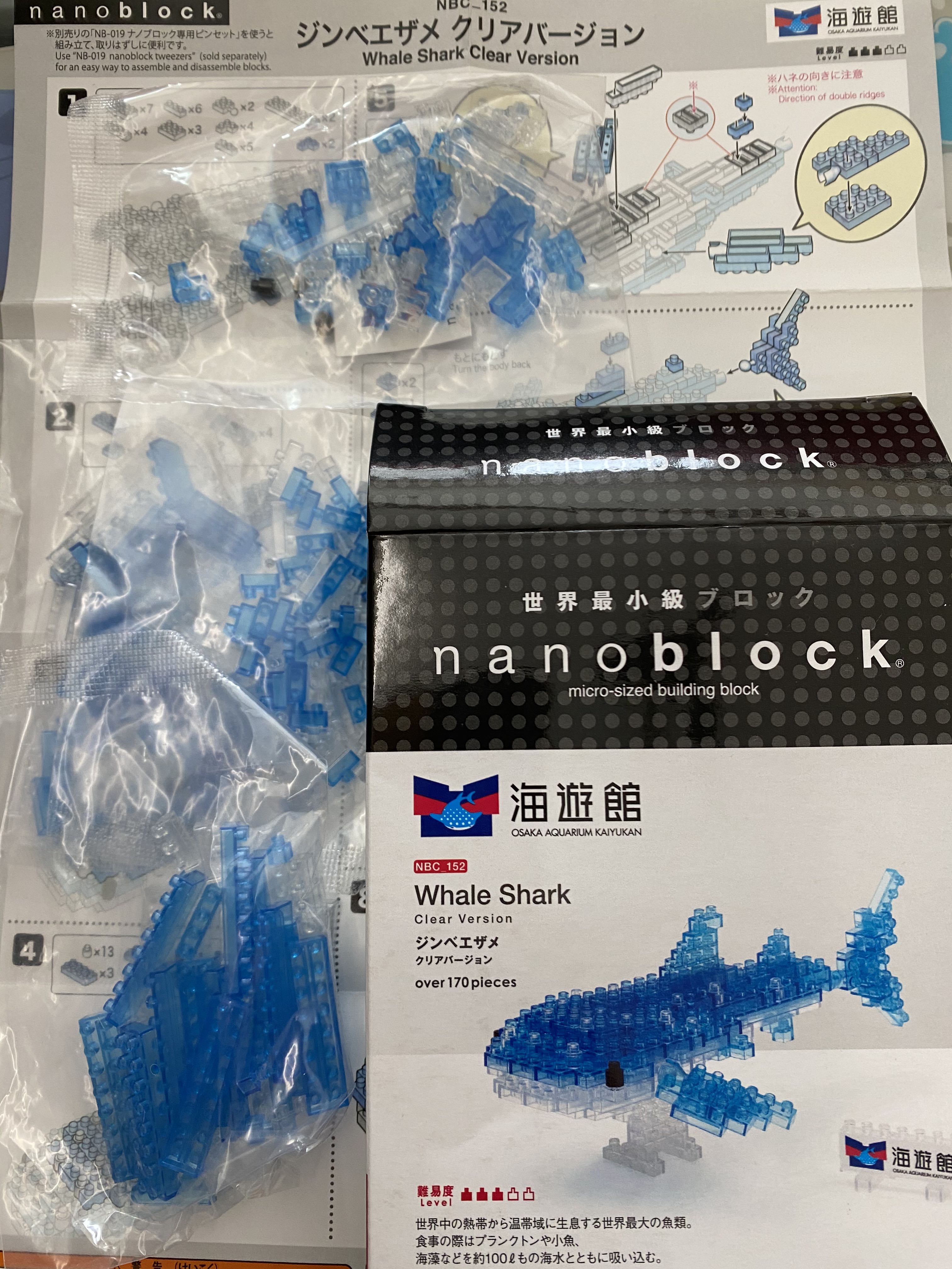 Nanoblock Osaka Aquarium Kaiyukan Whale Shark 鯨鯊, 兒童＆孕婦用品