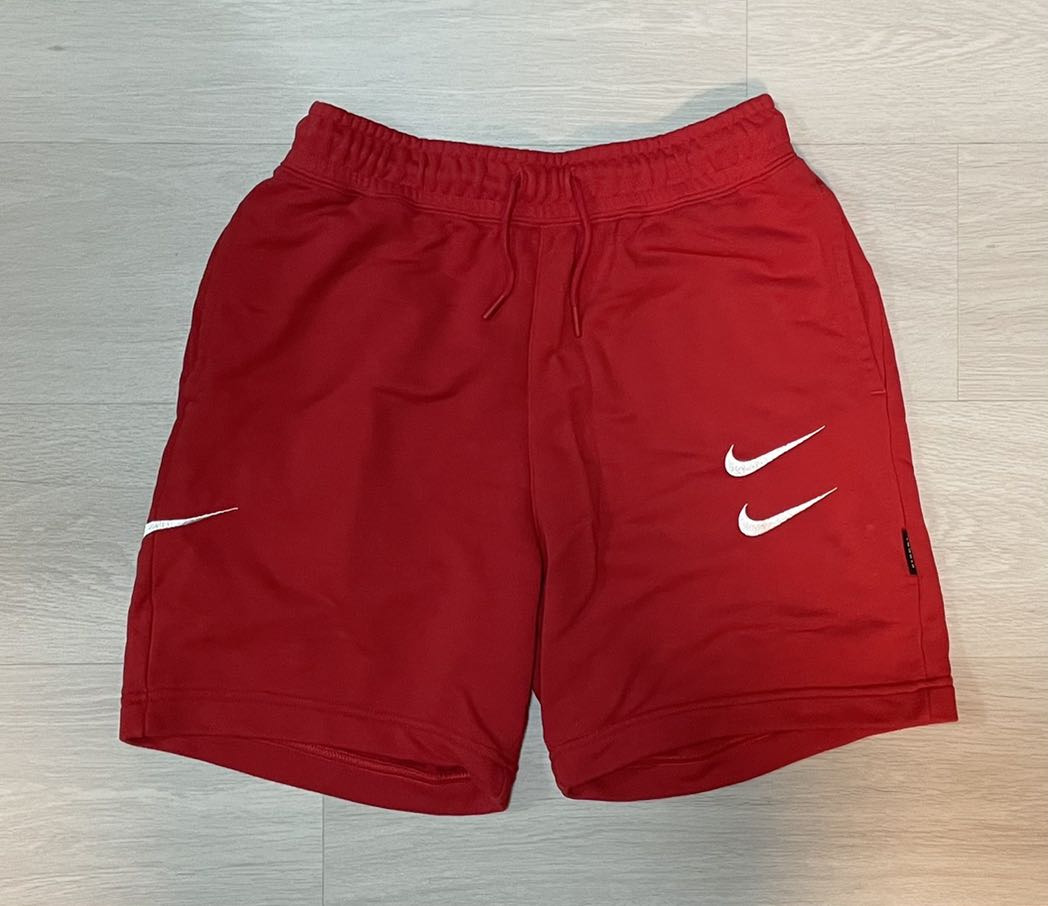 NIKE NSW double swoosh sweatshorts, Men's Fashion, Bottoms, Joggers on