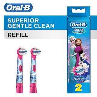 ORAL B Frozen Kids Power Toothbrush Refills 2s (Ages 5+)