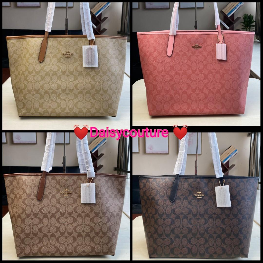 Original coach 5696 women shoulder totes bag, Luxury, Bags & Wallets on  Carousell