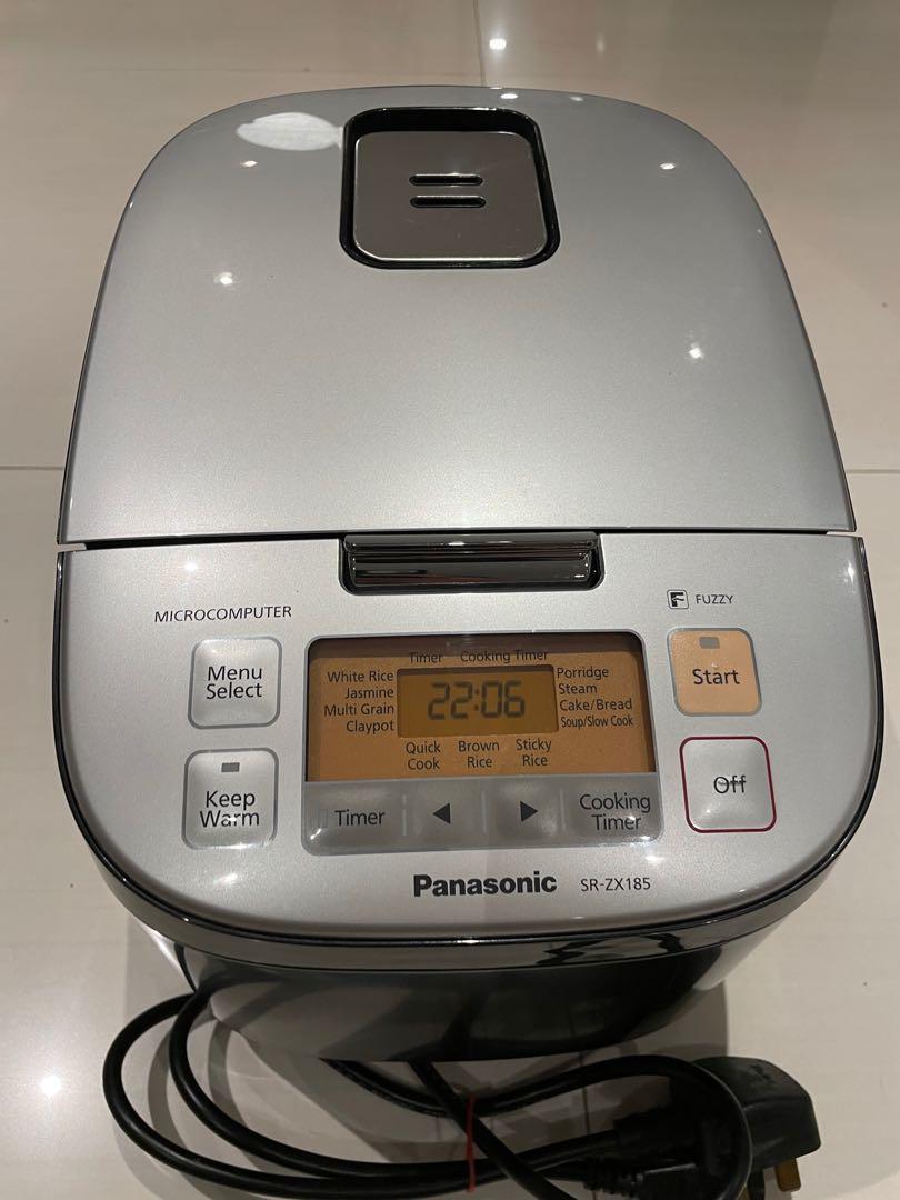 Panasonic Rice Cooker SRZX185, TV & Home Appliances, Kitchen