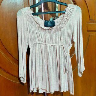 Peach blouse