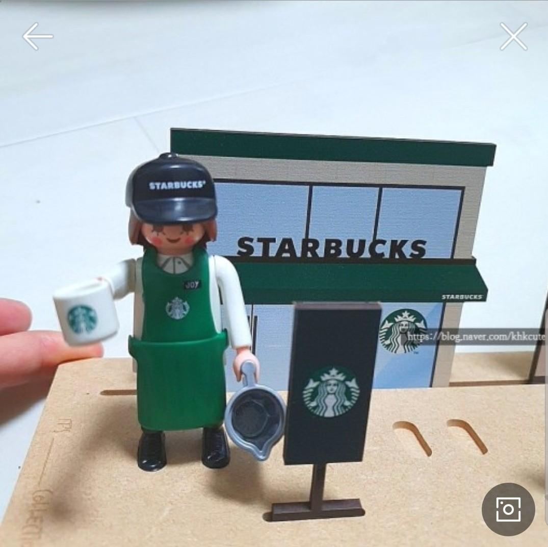 Starbucks Korea 2021 Playmobil Card +playmobil+sticker Collection