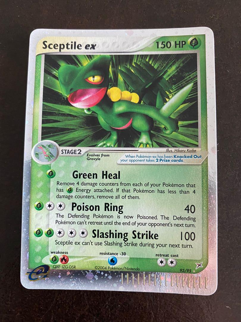 Pokemon Tcg Sceptile Ex Swampert Ex Blaziken Ex Ex Team Magma Vs Team Aqua Hobbies Toys Toys Games On Carousell