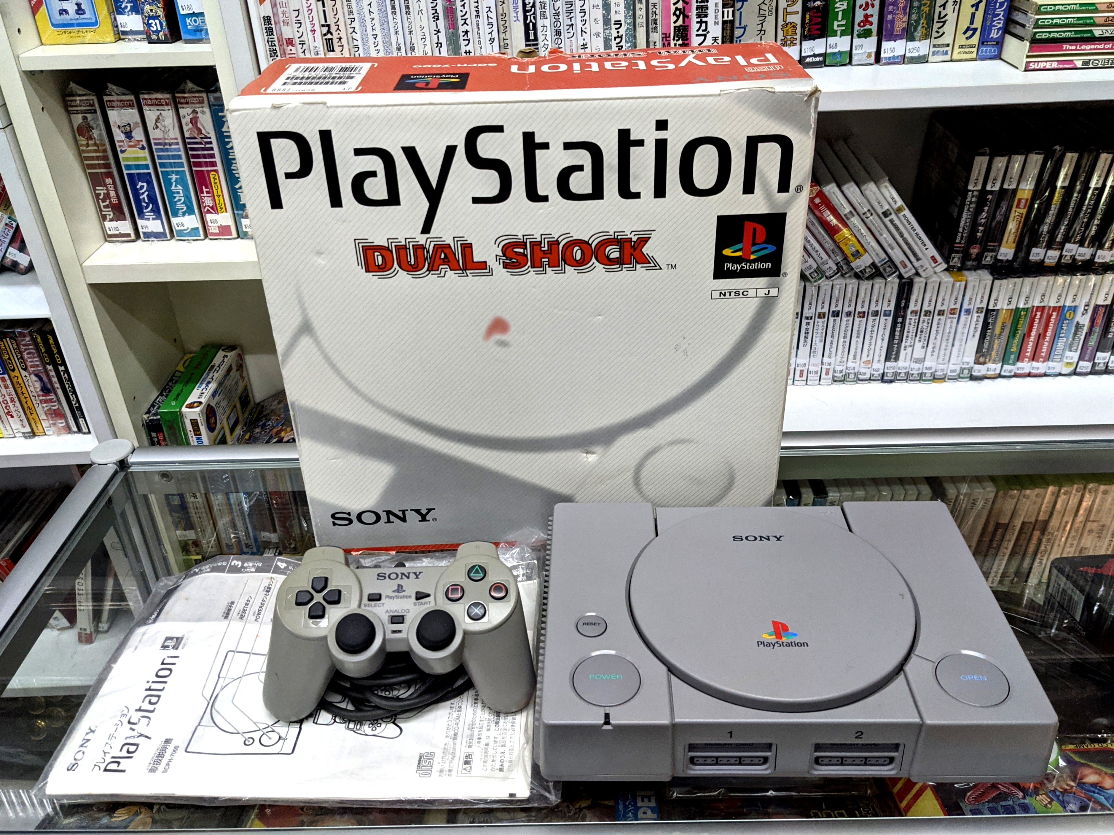Sony PlayStation 1 PS1 Game Console SCPH-7000 Gray Box Japanese Ver. Fedex  F/S