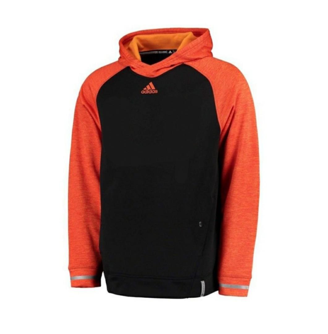 Pullover Hoodie Adidas Climawarm Original, Fesyen Pria, Pakaian