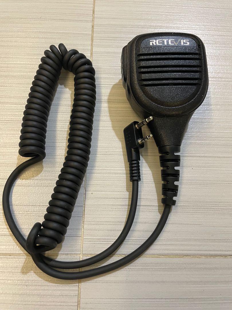 Retevis Walkie Talkies Mic Pin 3.5mm Audio Jack Shoulder Speaker  Microphone for Baofeng BF-888S UV-5R Retevis RT22 RT21 RT-5R Way Radios  (1 Pack), Mobile Phones  Gadgets, Walkie-Talkie on Carousell