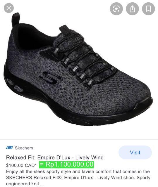 ORIGINAL Skechers relaxed fit air cooled memory foam empire d luxe