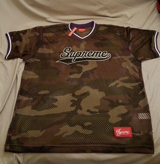 supreme mesh baseball top