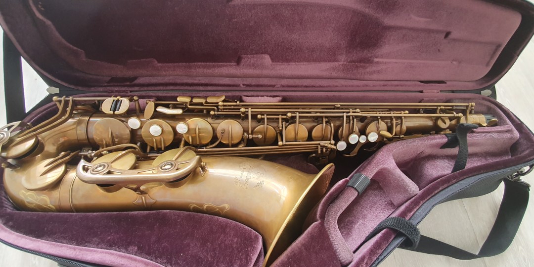 Trevor james signature custom raw alto saxophone hot sale