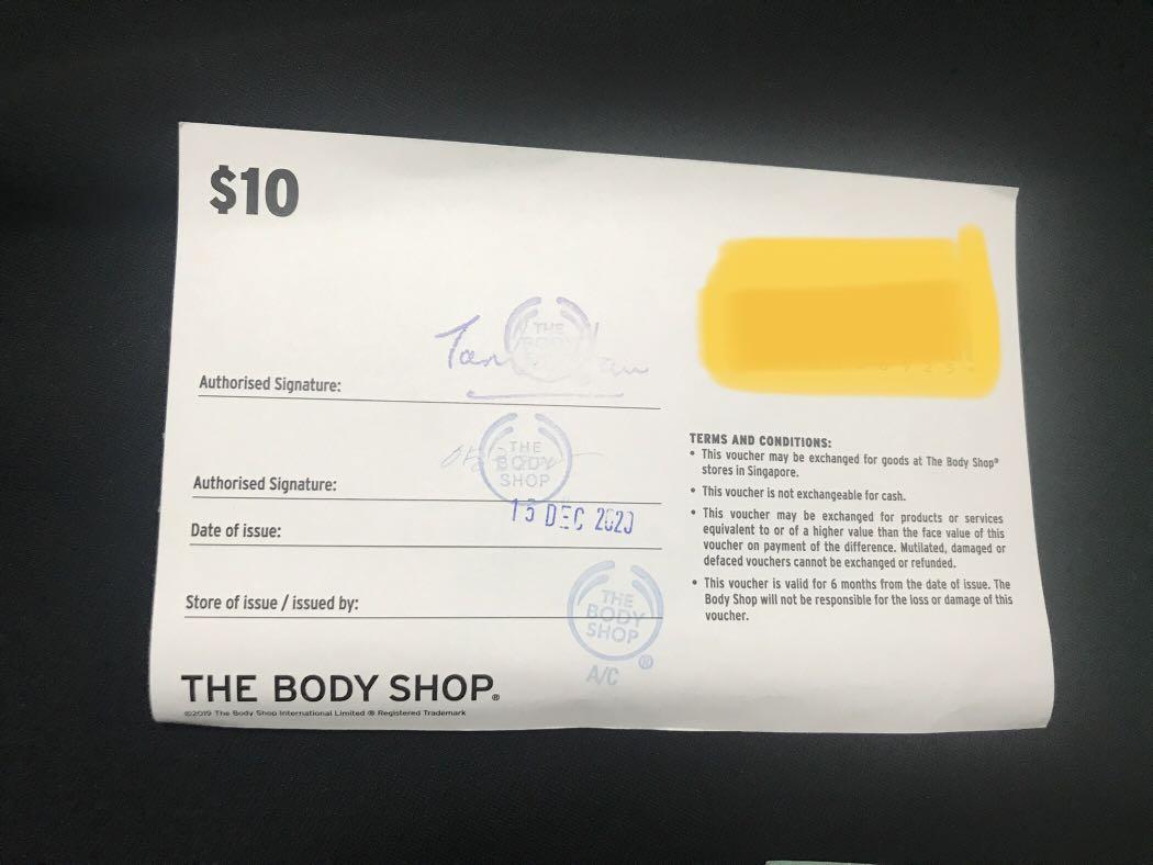 The Body Shop Vouchers CNY, Everything Else on Carousell