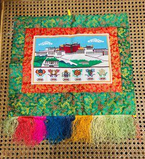 Tibetan ornamental embroidery