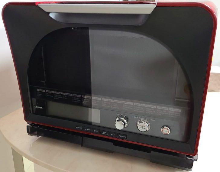 TOSHIBA Superheated Steam Oven (31L) 東芝純蒸氣烤焗水波爐(31L) (ER-GD400HK), 家庭電器,  廚房電器, 焗爐及多士爐- Carousell