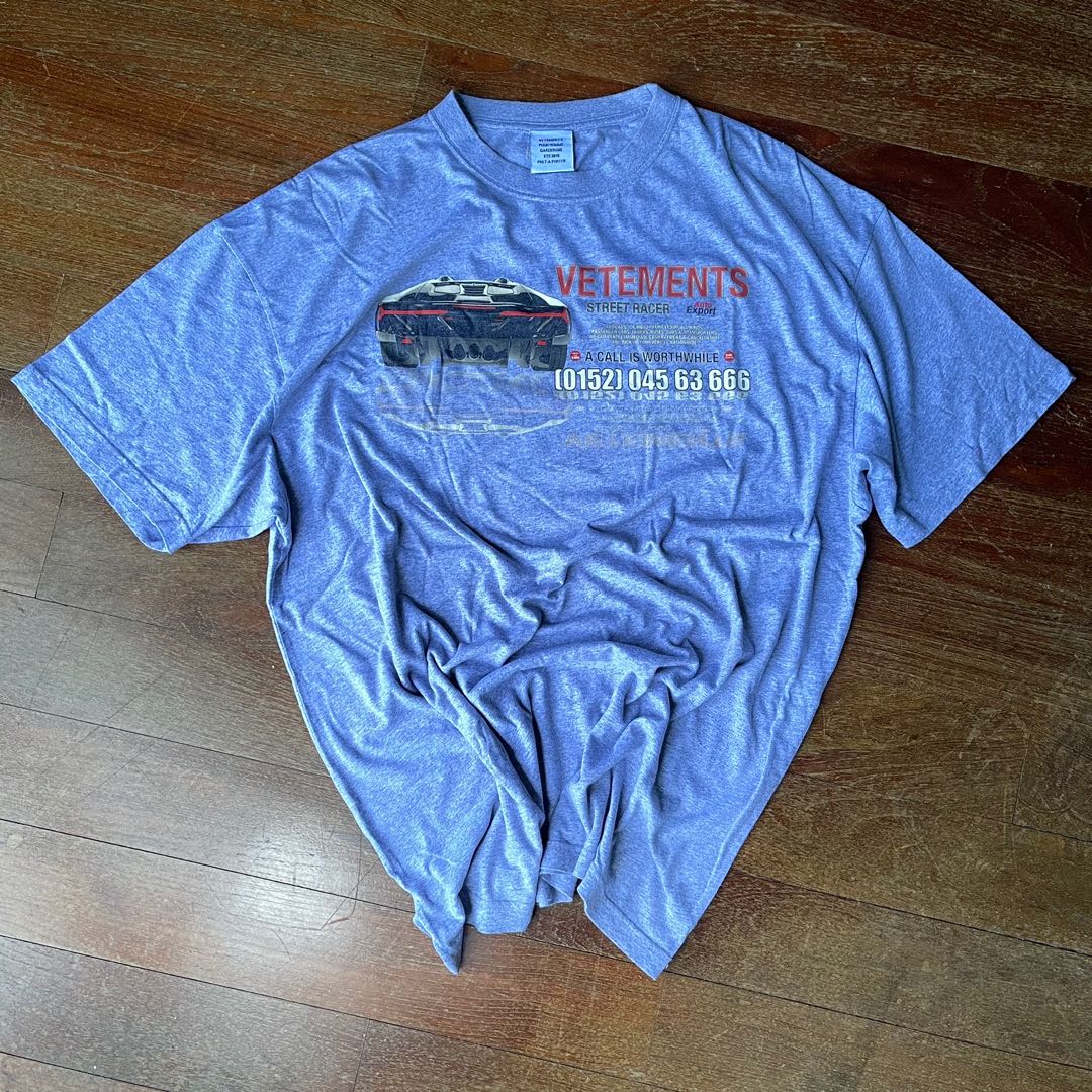 Vetements car shirt best sale