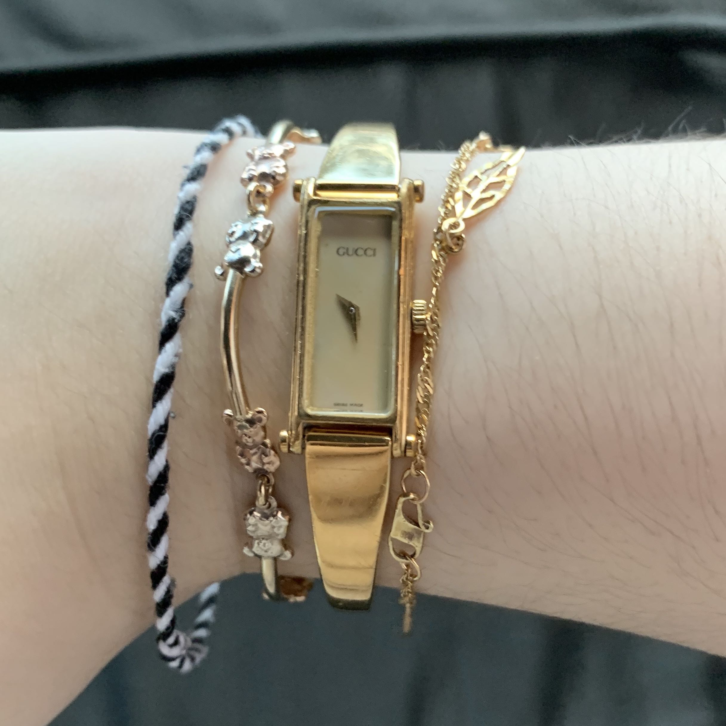 Gucci horsebit watch gold cheap