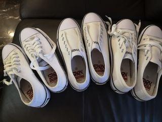 sparx white school shoes