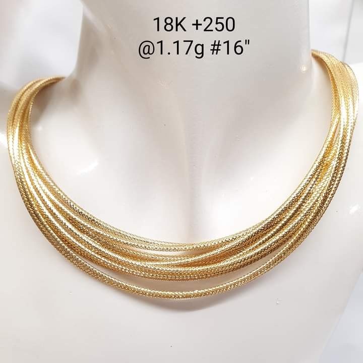18k gold omega necklace sales