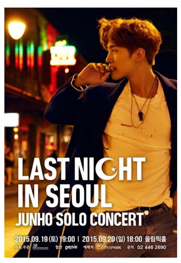 2PMジュノ LAST NIGHT IN SEOUL PHOTO BOOK-