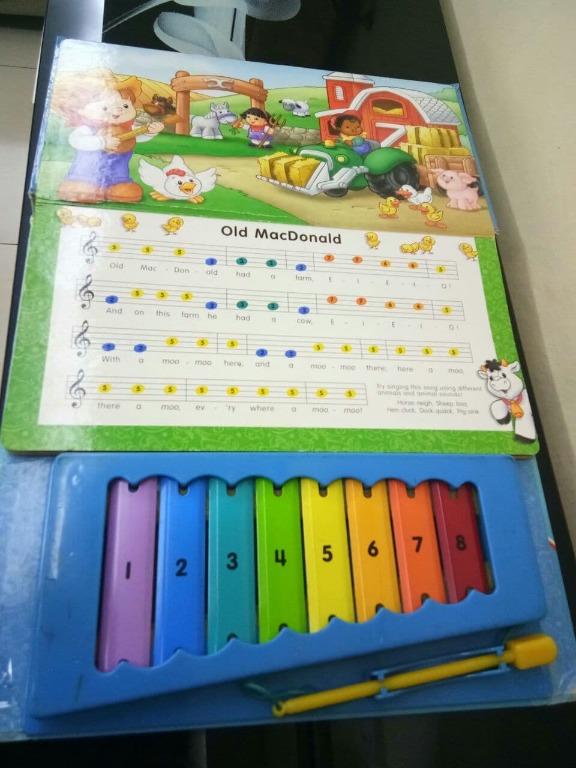 3 Xylophone Song Book Fisher Price