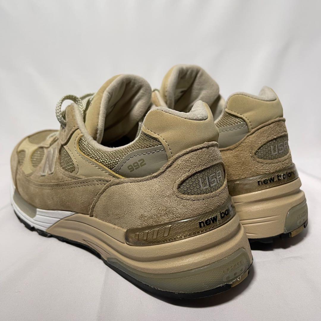 90%美國製new balance 992 tan 沙色M992TN US 8.5 eur 42 26.5cm made