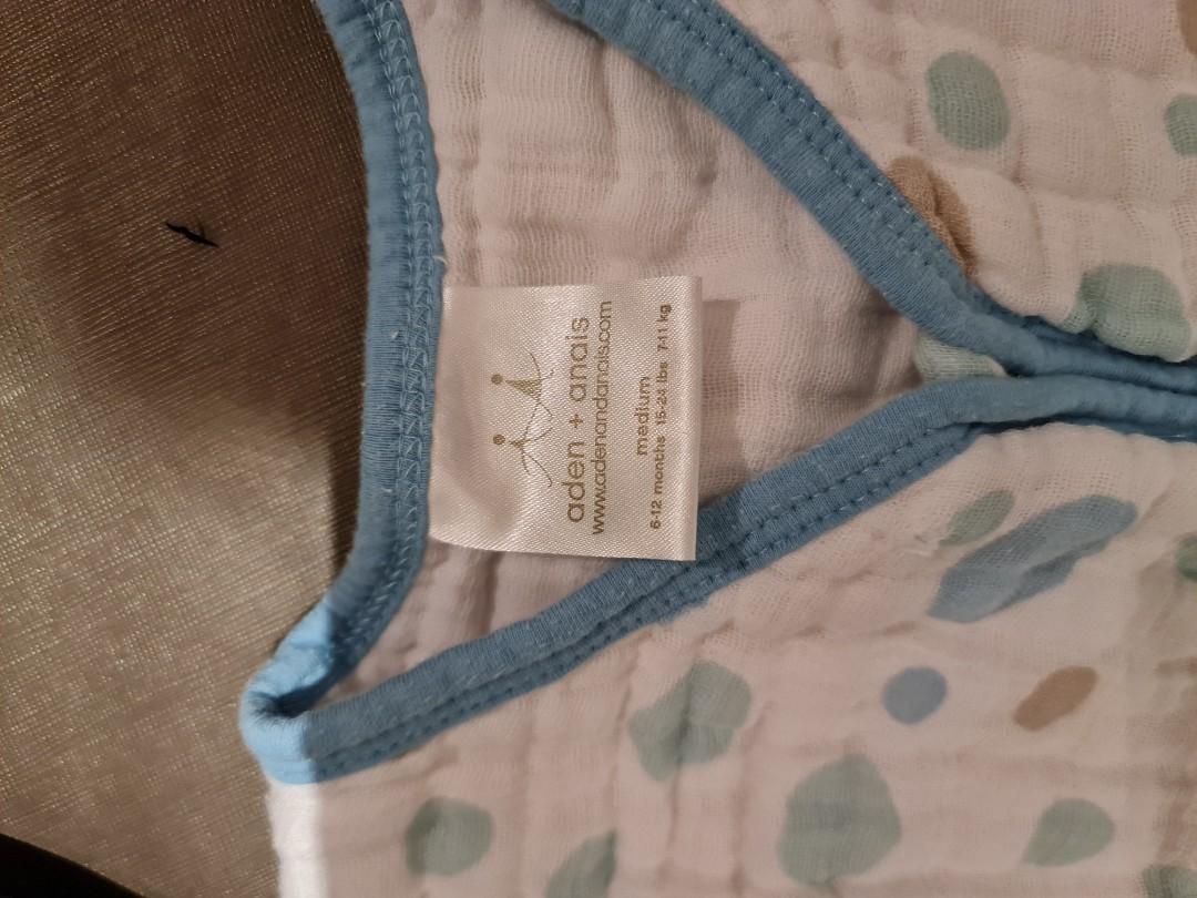 Aden And Anais sleep sack grobag M Babies Kids Babies Kids Fashion on Carousell