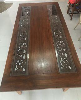 Antique Balinese Style 8 Seater Table