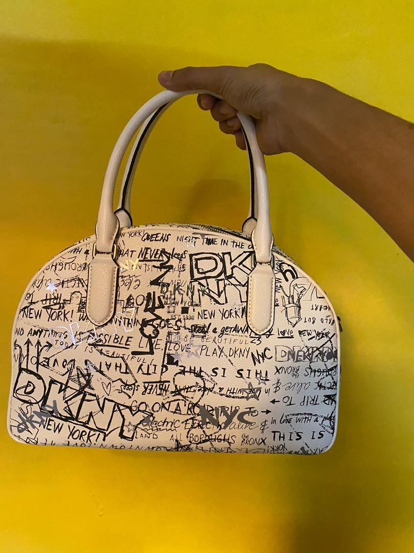 Dkny erin store graffiti dome satchel