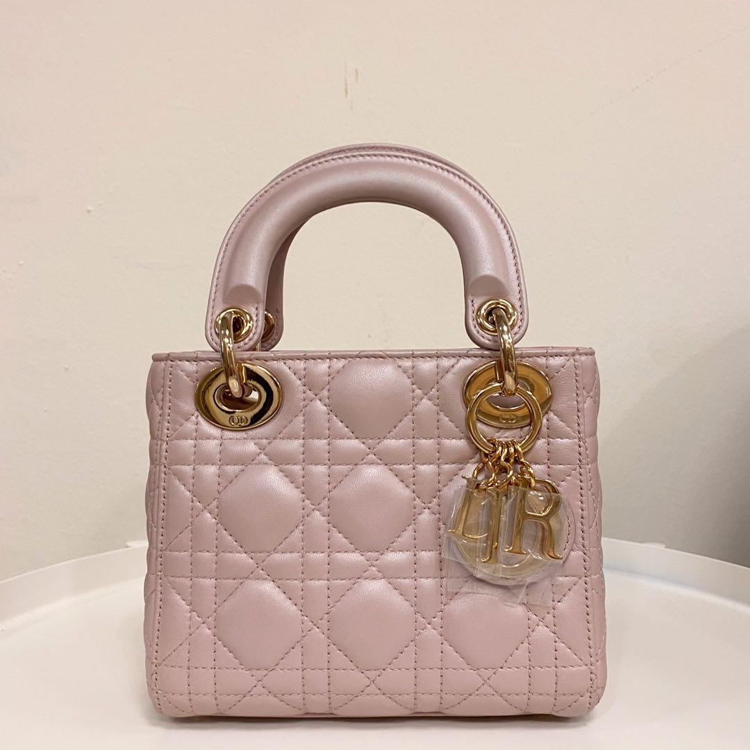 Dior Lady Dior Mini Lotus Pink  Shopee Malaysia