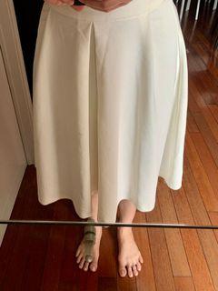 Bershka White Skirt