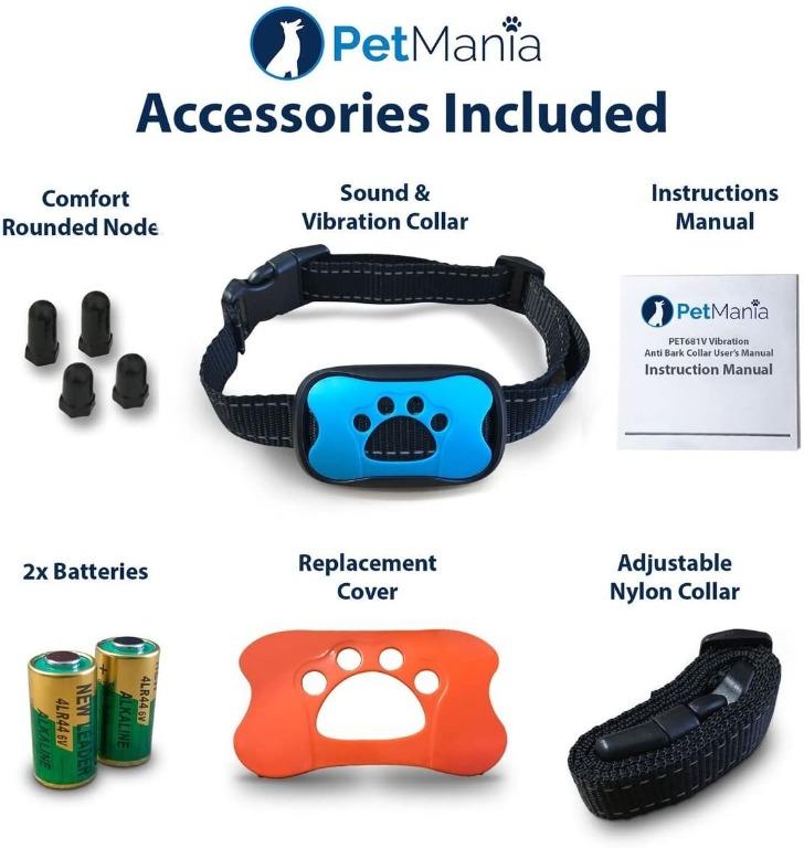 BNIB PetMania Dog Bark Collar with Vibration No Bark Collar