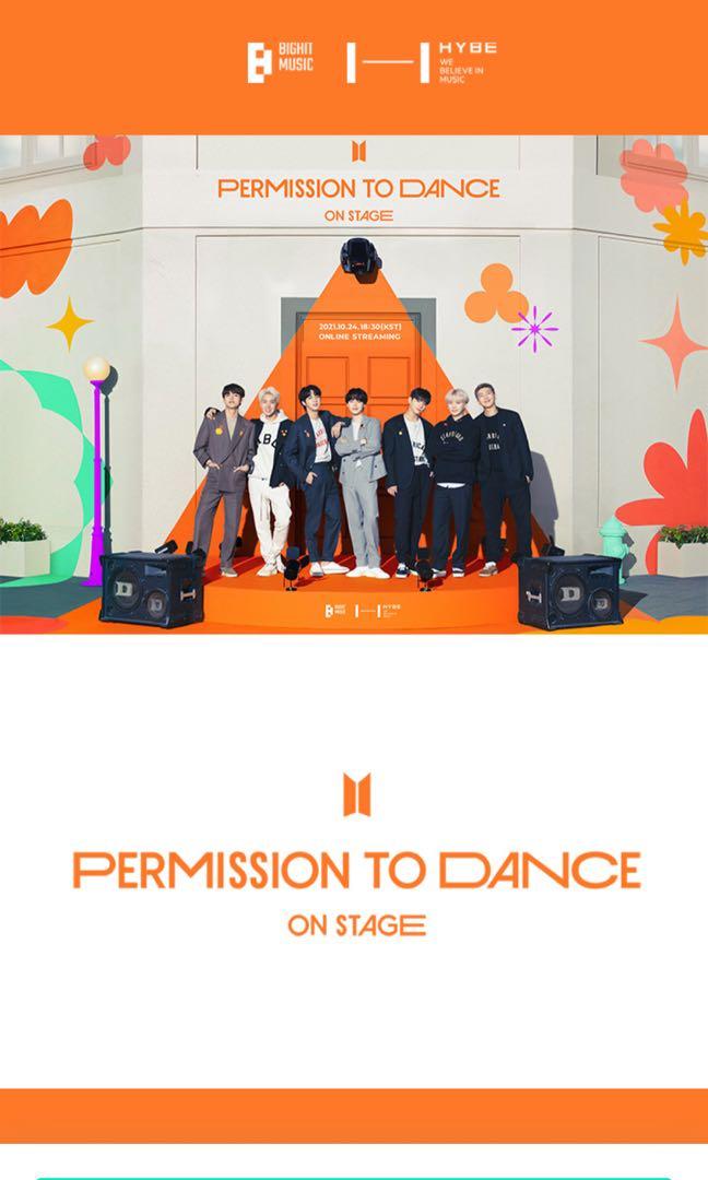 Bts Permission To Dance On Stage Tickets Vouchers Event Tickets On Carousell