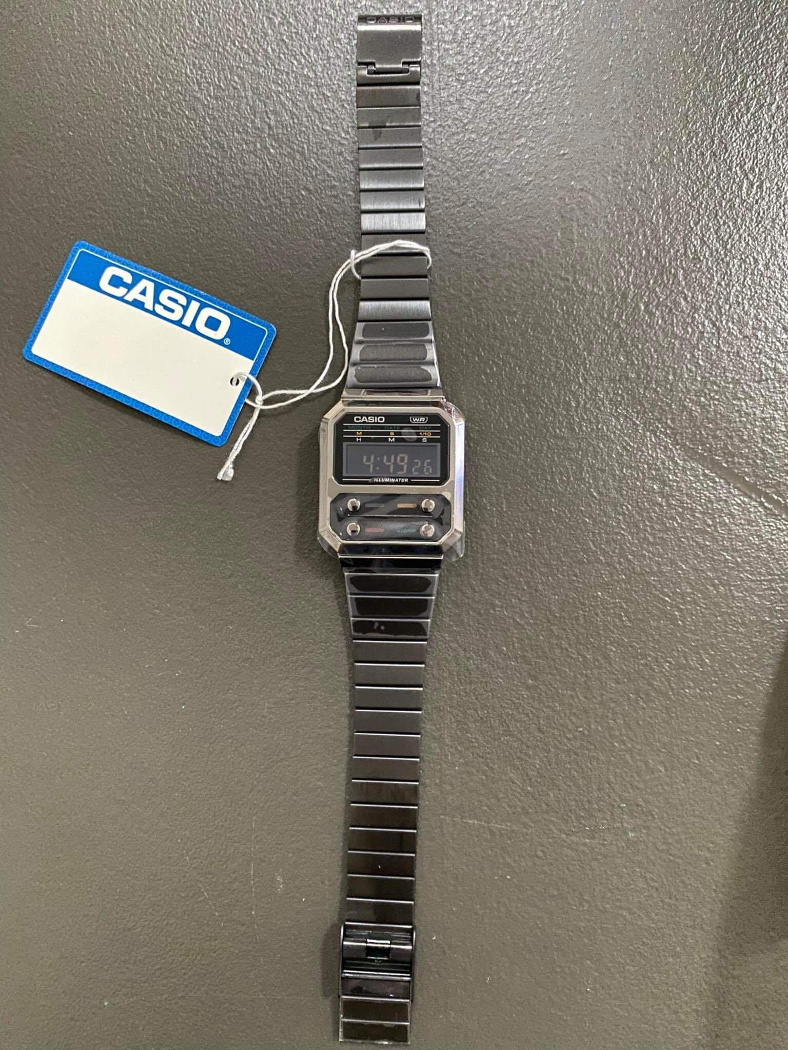 Casio Alien Ripley A100WEGG 1 A100WEGG 1A Men s Fashion Watches