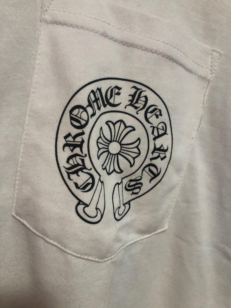 chrome hearts las vegas pocket tee white – change clothes