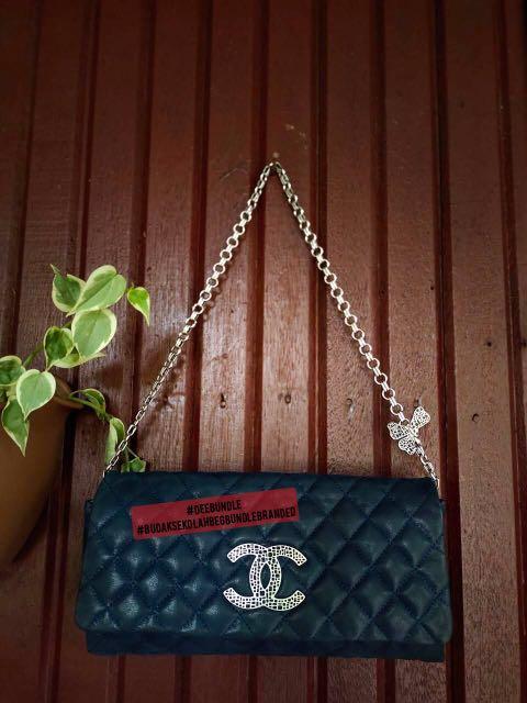 Chanel Butterfly Clutch Bag with Chain