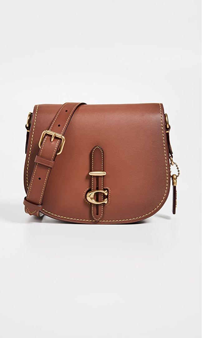 Coach 1941 glovetanned leather saddle bag cheap