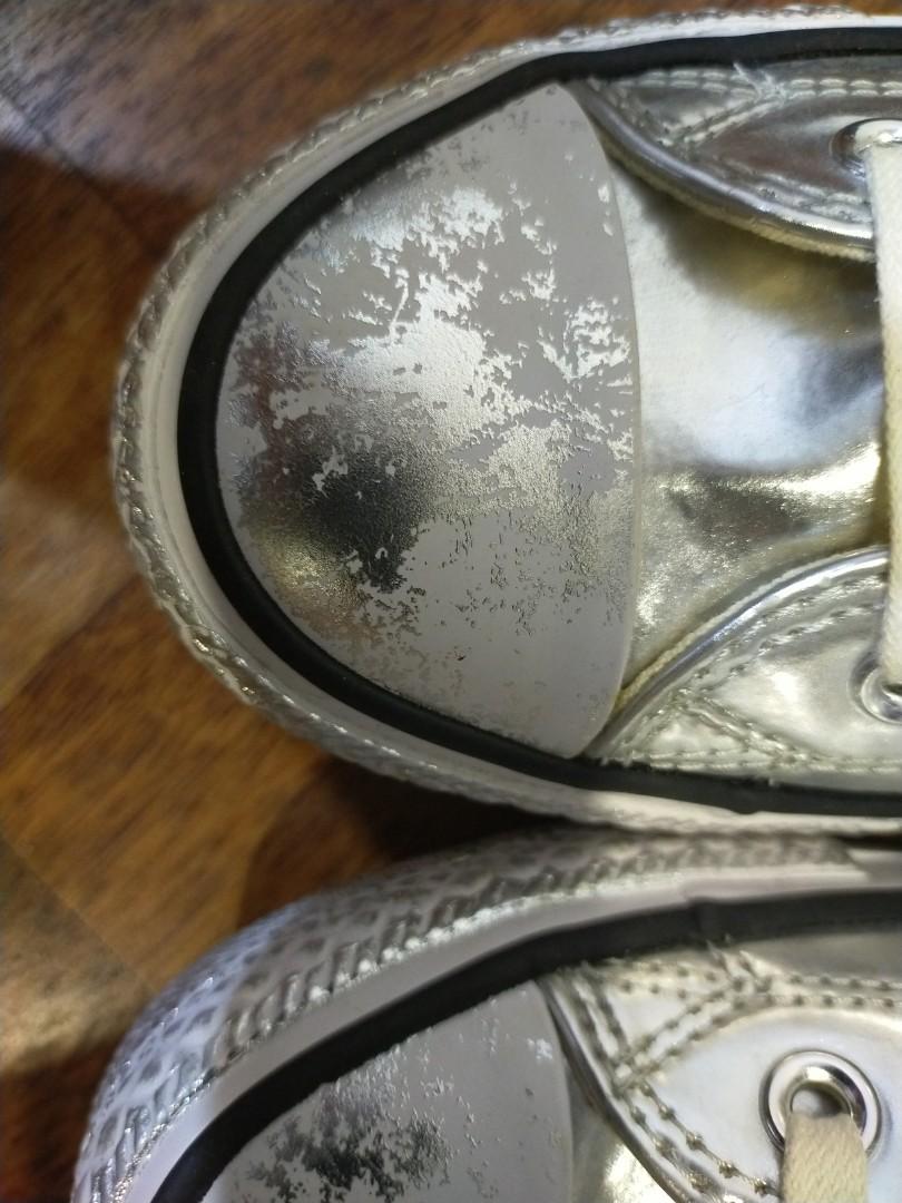 Converse all star shiny metal sale
