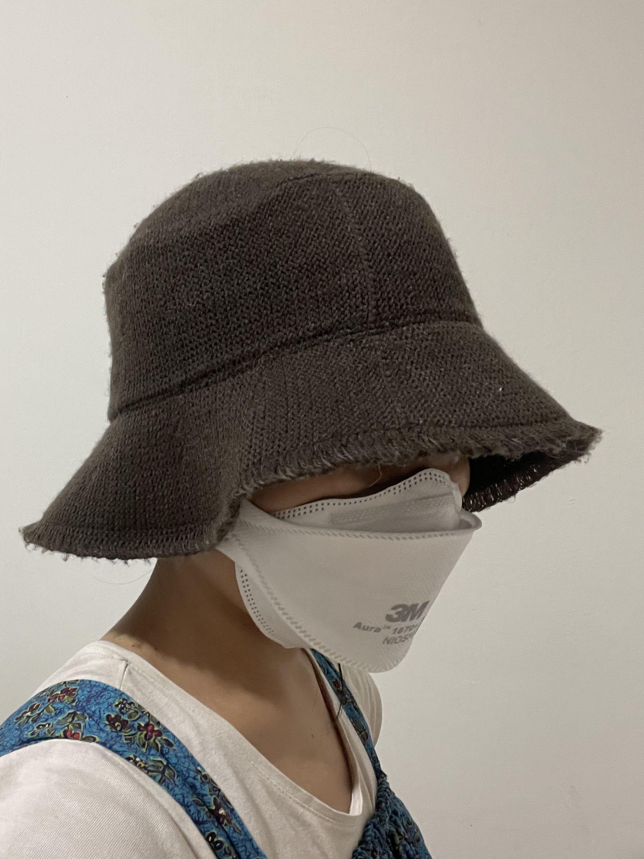 Dark brown women bucket hat Women s Fashion Watches