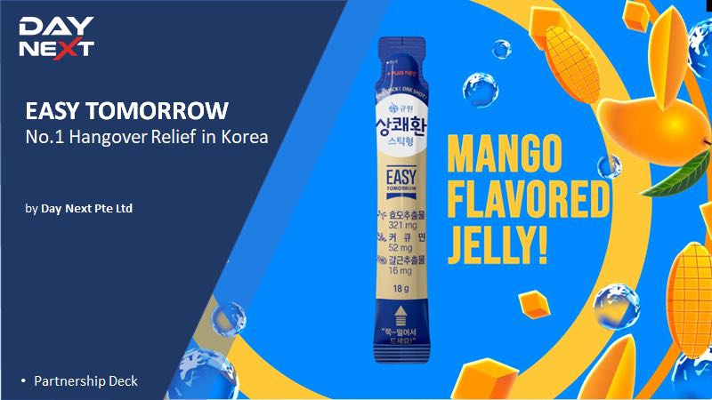 Easy Tomorrow Korean No.1 Hangover Relief Jelly Stick 10s