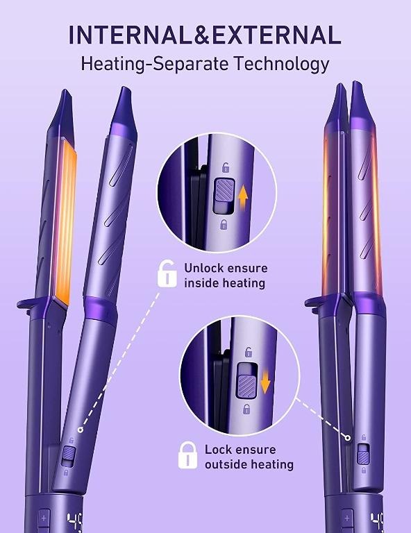 Ellesye 2 in 1 hair straightener cheap