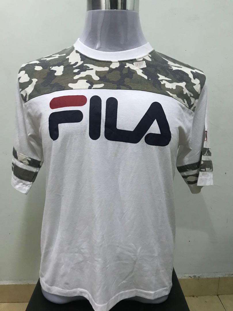 Fila camo shirt clearance