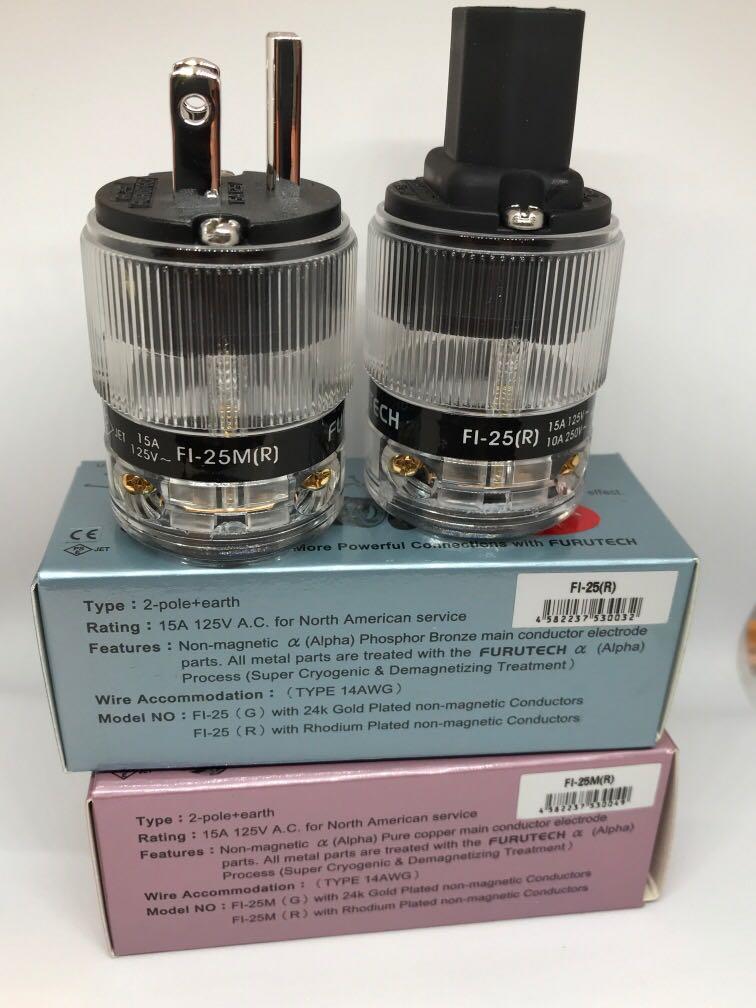 FURUTECH FI-25 Connector Set, Audio, Other Audio Equipment on