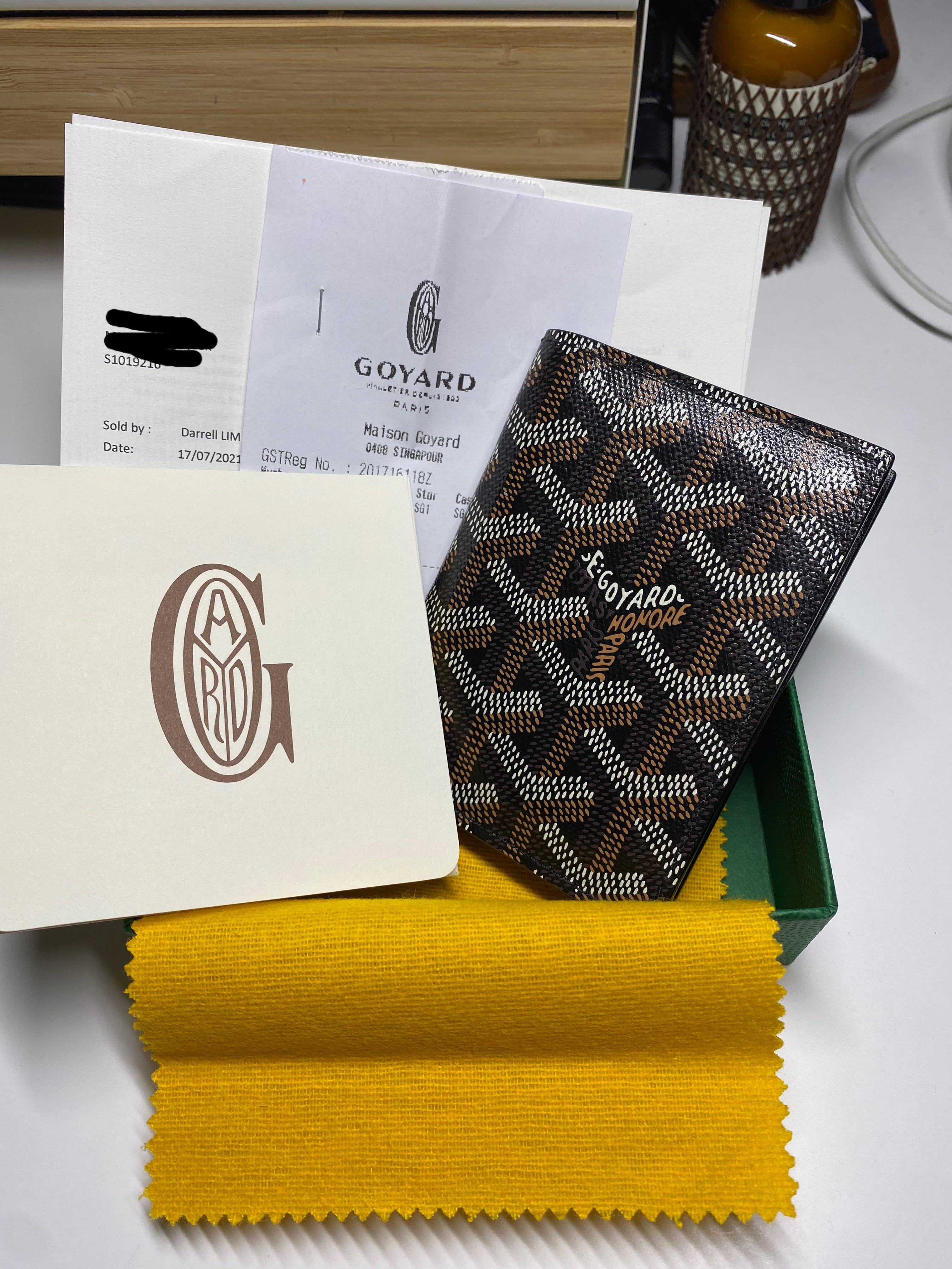 WTS Brand New Maison Goyard St-Sulpice Card Wallet/Card Holder - Grey/Gray,  Men's Fashion, Watches & Accessories, Wallets & Card Holders on Carousell