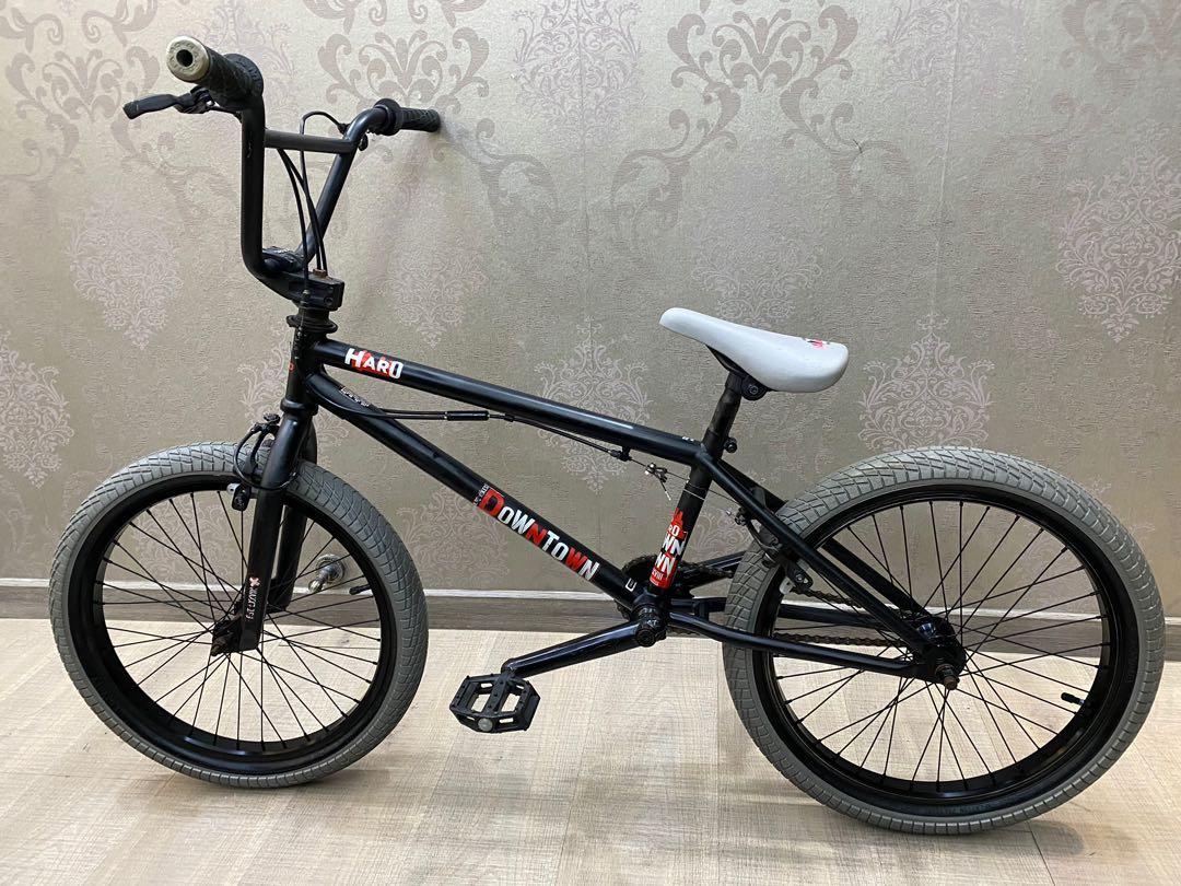 HARO Downtown DLX Matte Black 20.3 BMX Sports Equipment