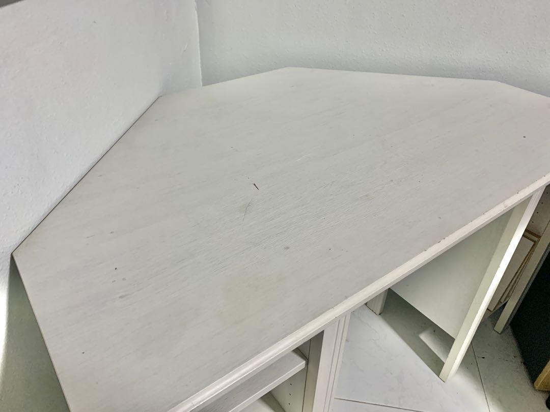 IKEA BRUSALI Corner Desk, Furniture & Home Living, Furniture, Tables