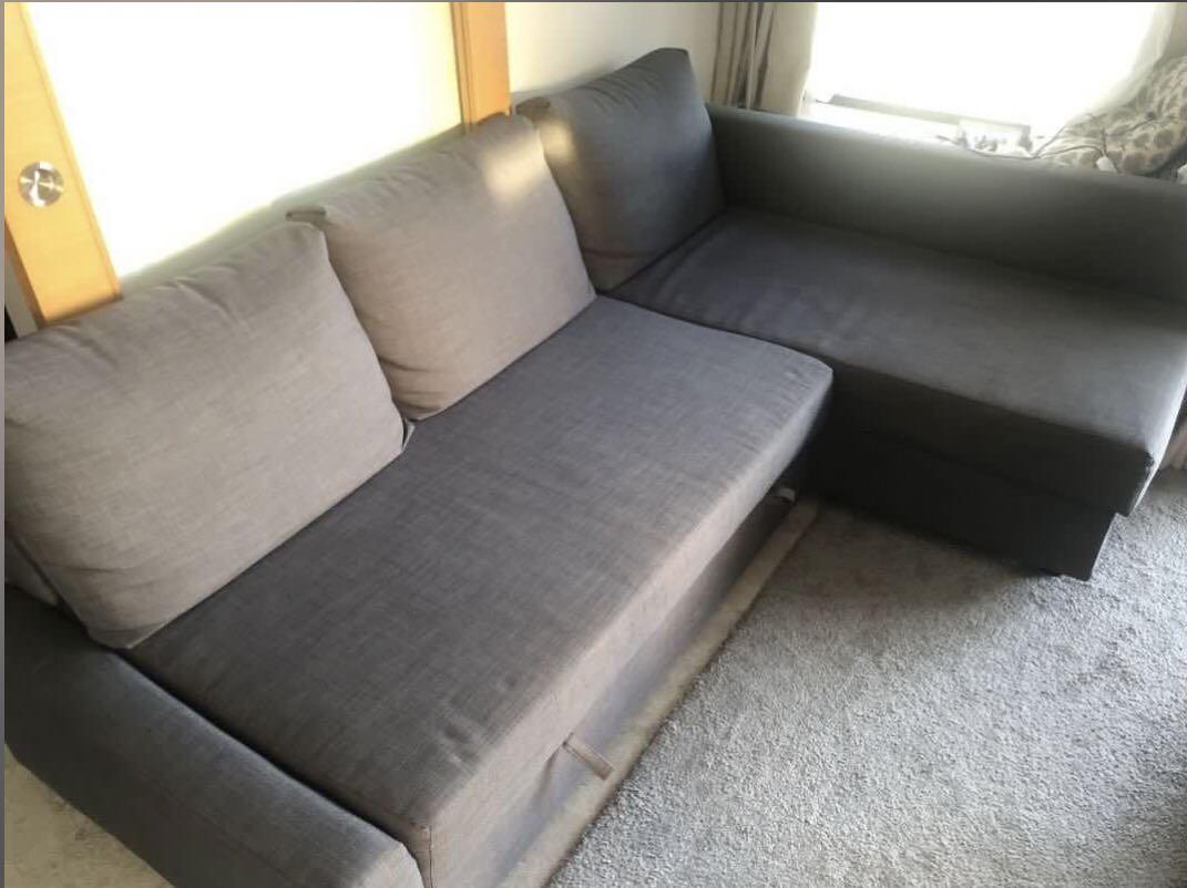 Ikea Friheten LShaped Pull Out SofaBed, Furniture & Home Living