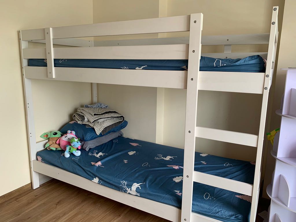 Ikea White Bunk Bed Babies Kids, Gently Used Bunk Beds