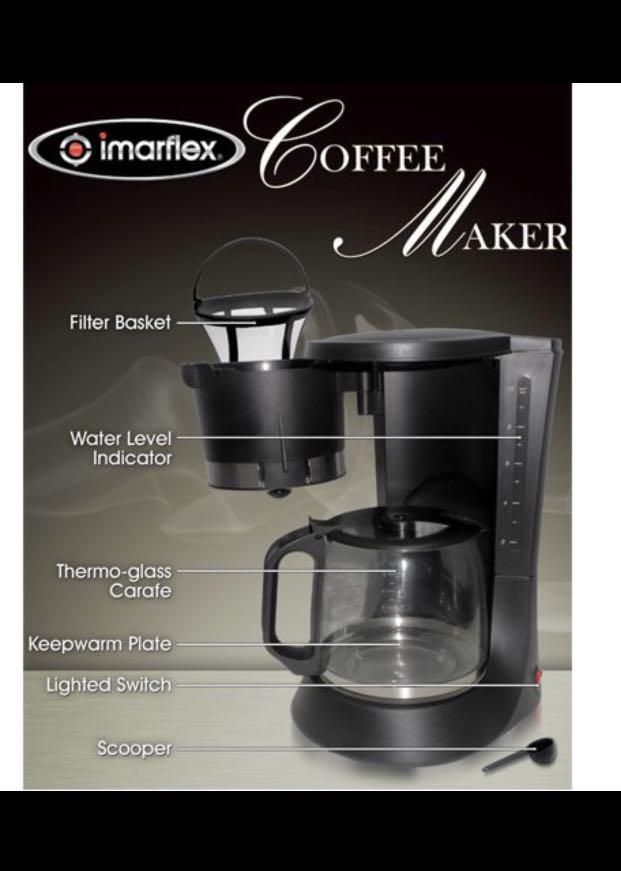 Imarflex coffee maker, TV & Home Appliances, Kitchen Appliances, Coffee