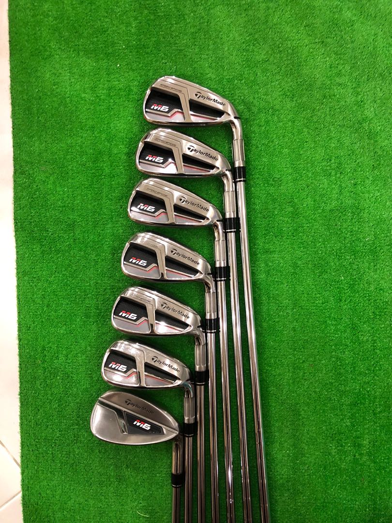 JDM Taylormade M6 Irons 5 S 7 Pieces Lightweight REAX 85