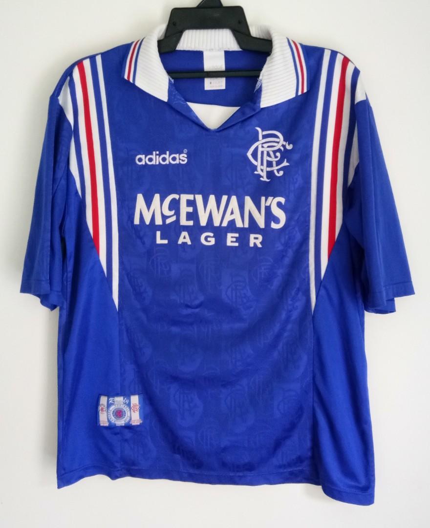 Retro Glasgow Rangers shirt by Adidas